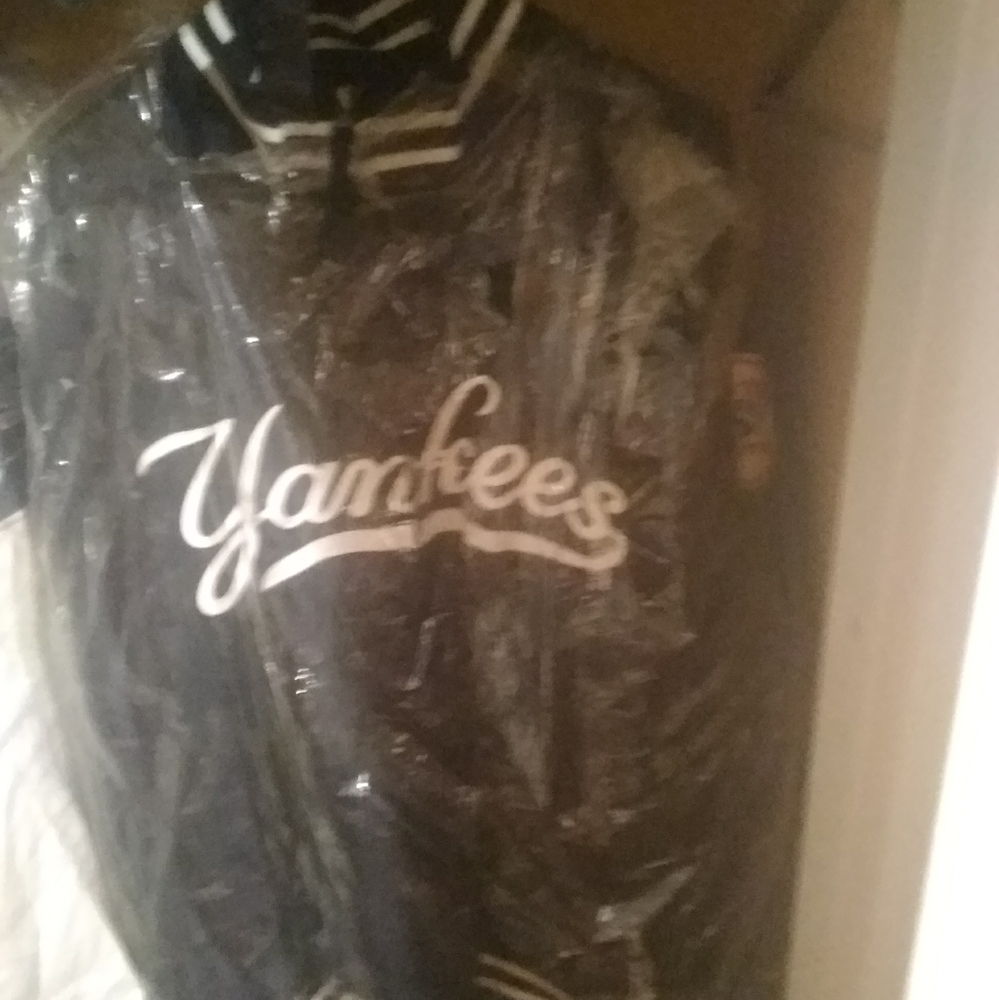 Navy blue Yankees jacket